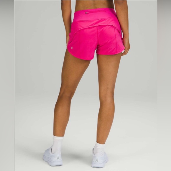 Lululemon Speed Up Mid-Rise Short 4" Sonic Pink size 10 - Picture 7 of 15